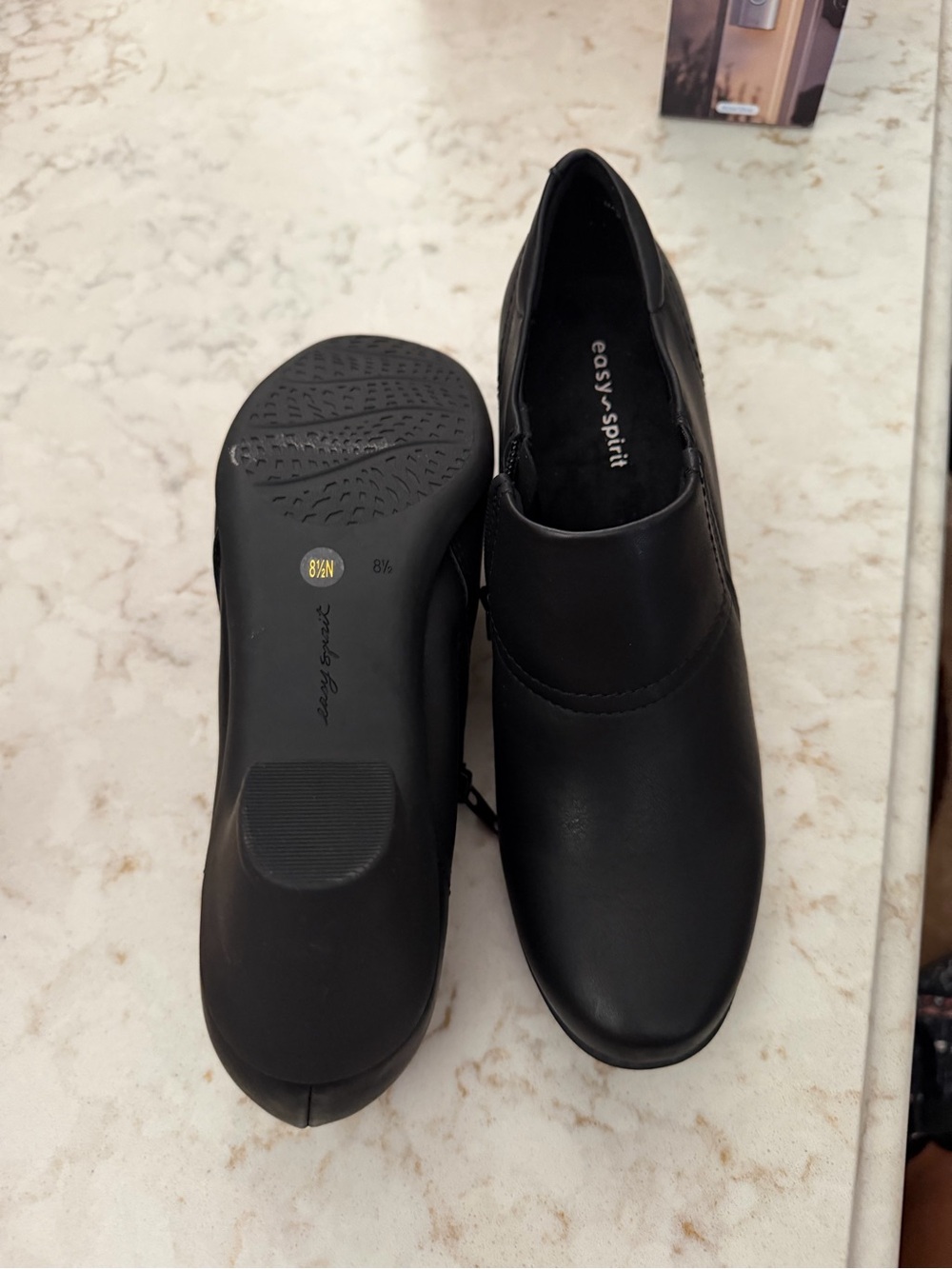 Easy Spirit Black Slip-On Casual Loafers
